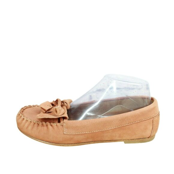 LL Bean Signature Suede Slip On Tassel Moccasin Flat Loafer Shoes Size 7 M - Picture 1 of 9